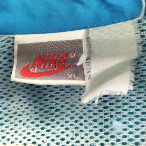ナイキ NIKE 90s 銀タグ ロゴ刺繍ナイロンジャケット メンズ JPN:XL